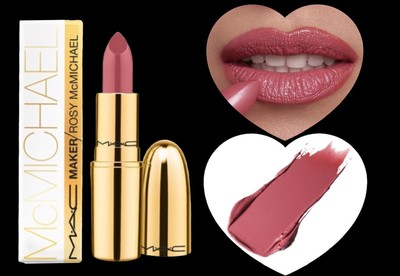 mac lipstick rosy mcmichael