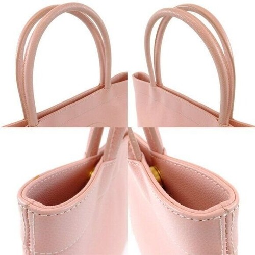 CHANEL CC Timeless Caviar Logo Shoulder Tote Bag Pink Leather Purse - Picture 11 of 12