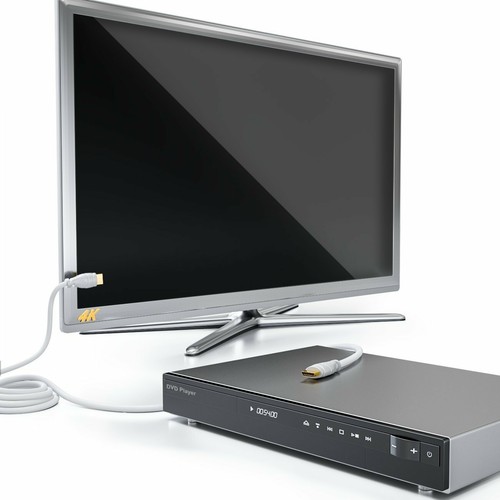 deleyCON 10m HDMI Kabel 2.0/1.4 Ethernet 4K UHD FULL HD 3D TV Beamer Weiß - Bild 5 von 7
