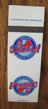 PRONTO FOOD MARTS MATCHBOOK MATCHCOVER (ONTARIO & QUEBEC) -F9