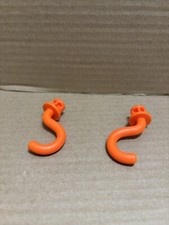 Black  Decker Kids Tool Workbench Lot of 2 Orange Single Hooks Replacement