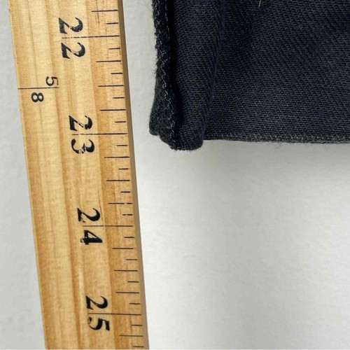 Joe's Jeans Becca Cropped Cuffed Jeans Black Denim Cotton Stretch Womens Size 29 - Picture 9 of 13