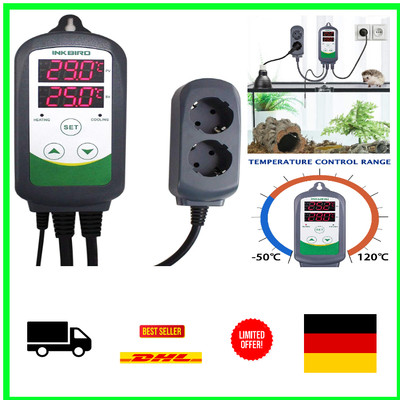 Inkbird ITC-308: Digitale Temperaturreglerung mit 230V Thermostate & Heizen/K...