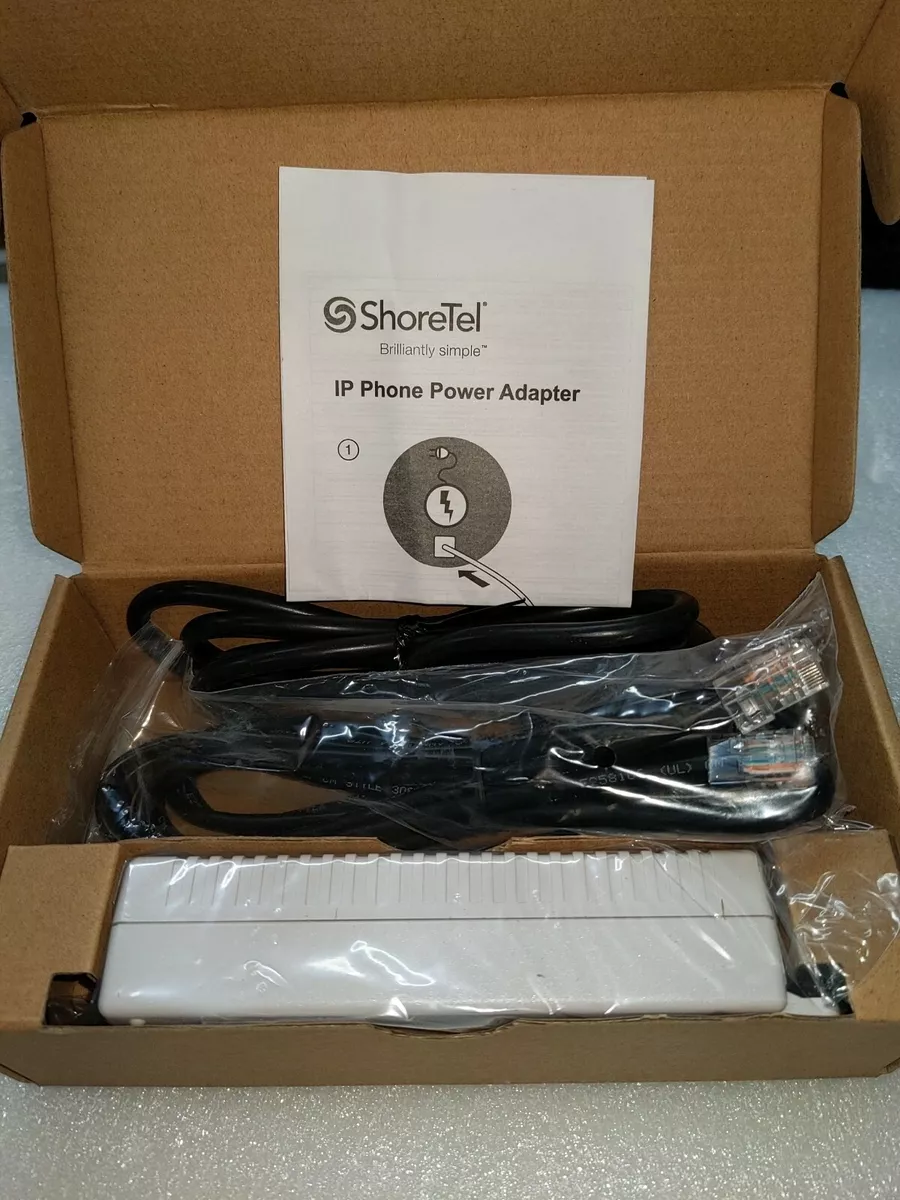 Shoretel PD-3501G 48V 0.35A Gigabit PoE AC Adapter 3501G 300-1023-03