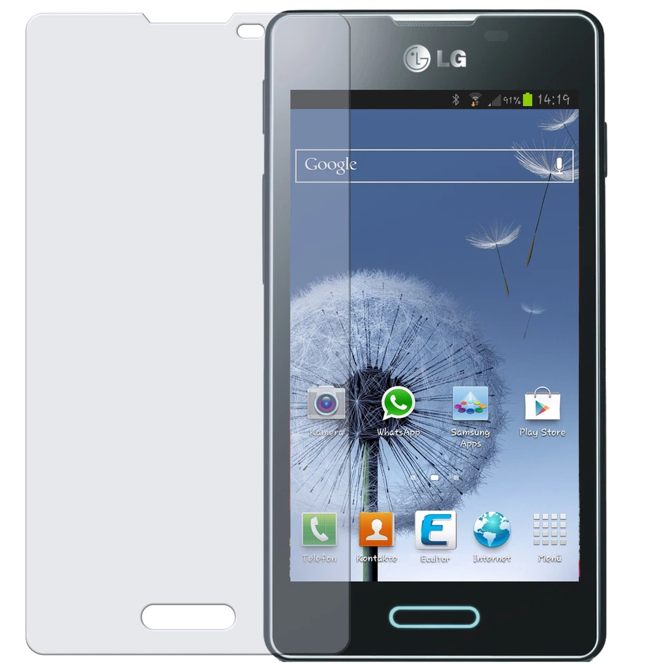 2x Screen Protector for LG Optimus L5 II protection guard crystal clear - Image 2 of 4