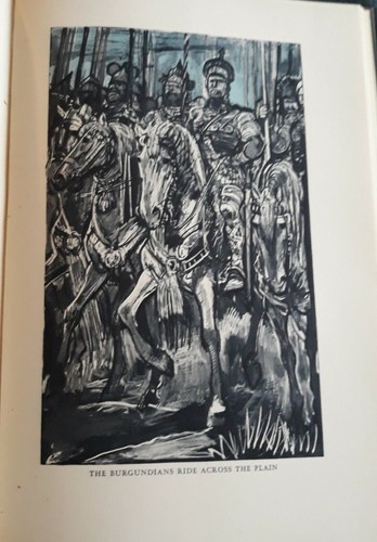 The NIBELUNGENLIED 1961 Heritage Press, German Myths / Legends, HC w/Slipcase - Picture 11 of 11