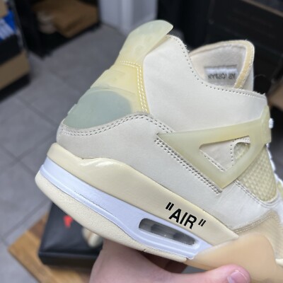 Size 13 - Jordan 4 SP x Off-White Mid Sail W 194494737884| eBay