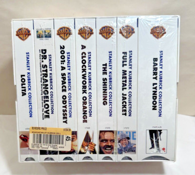 Stanley Kubrick Collection VHS - 7 Film Box Set - Vintage 1999 - SEALED