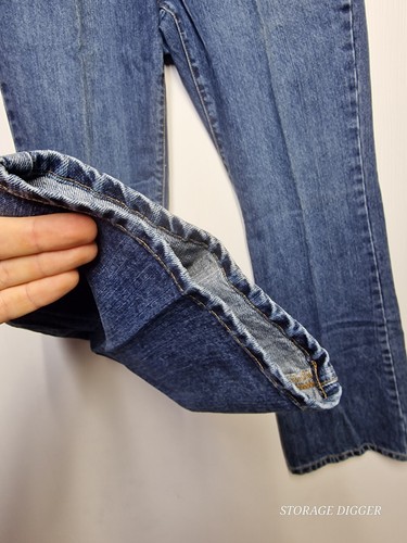 Gap Low Rise Flare Women's Blue Jeans Size 10 Denim 100% Cotton Bootcut Pockets - Picture 9 of 15