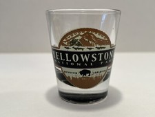 Yellowstone National Park Shot Glass Libbey Glass Collectable Made in USA