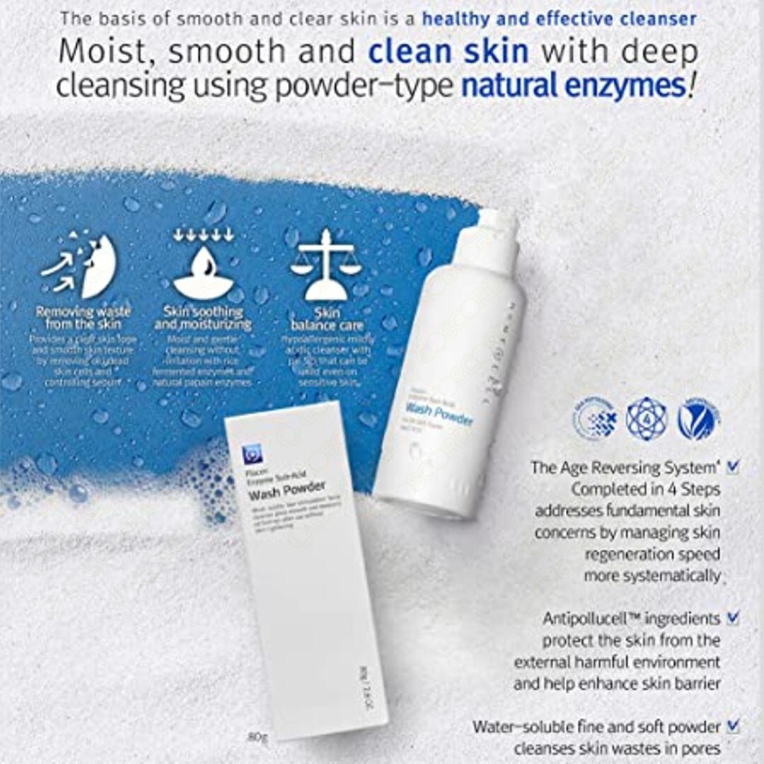 RENECELL Wash Powder 80g 3本