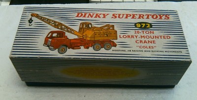 dinky supertoys 20 ton lorry mounted crane