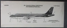Avigraphics 1/144th Scale Air Jamaica Airbus A320 Decal Sheet No. AG4080