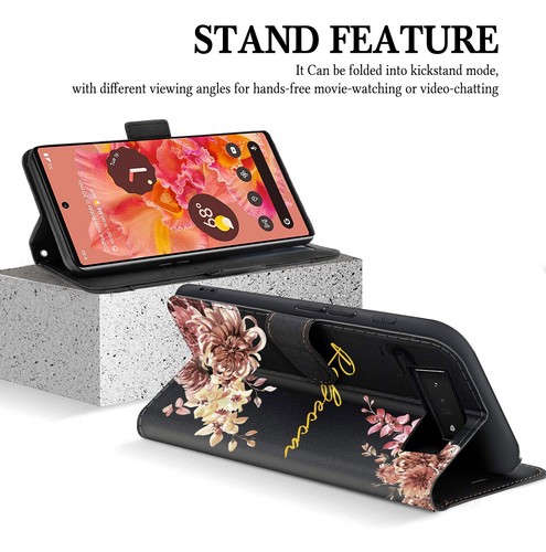Elegant Personalised Leather Case Cover For Google Pixel 8 Pro 7A 6A PU Leather - Picture 21 of 84