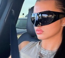 Sun Protection Brand Sunglasses Designer Nose Cover Style Shield Fashion Women