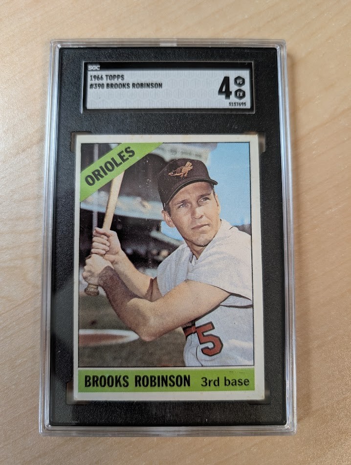1966 Topps Brooks Robinson #390 Orioles SGC 4