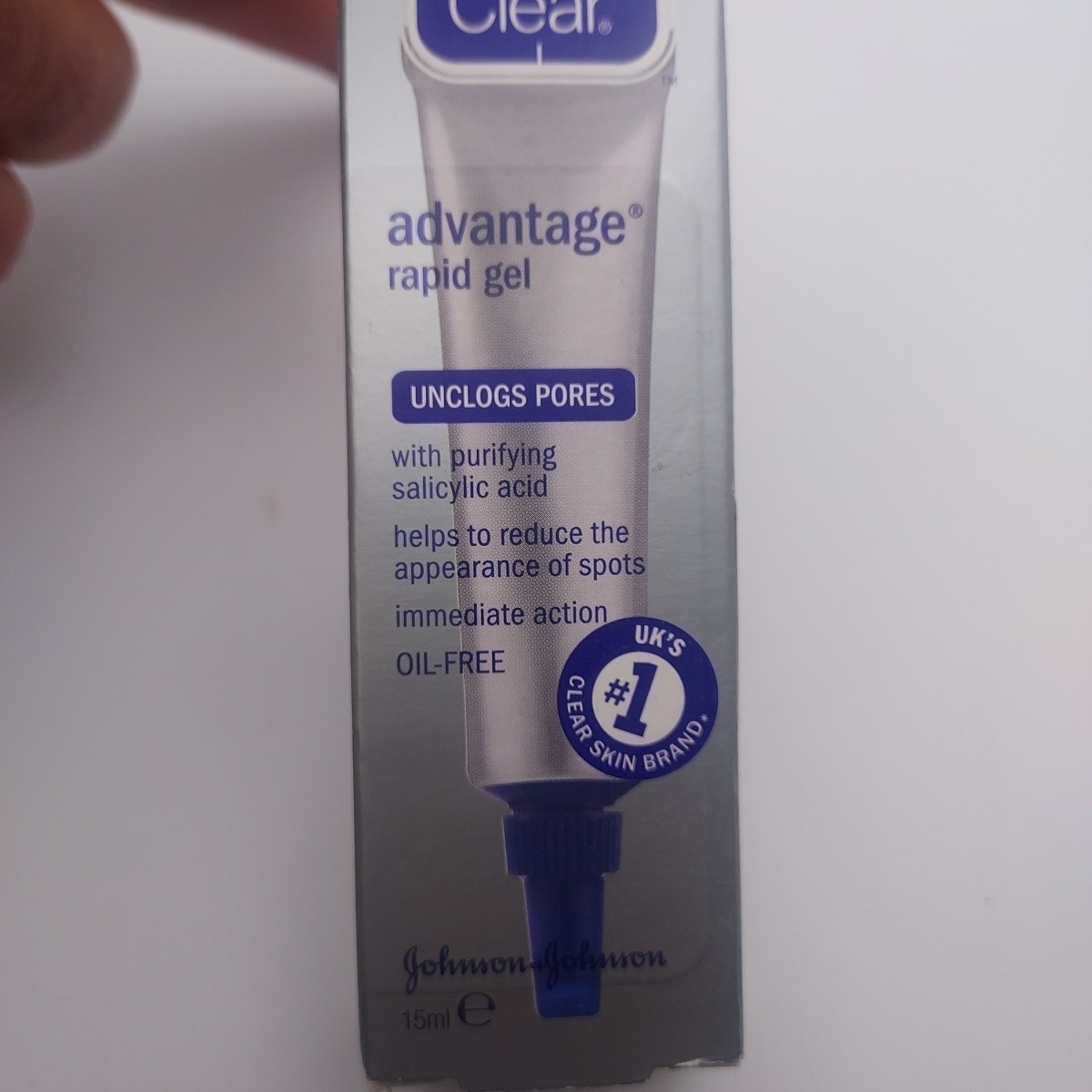 Clean & Clear Advantage Rapid Gel Unclogs Pores Spot Treatment 0.5oz