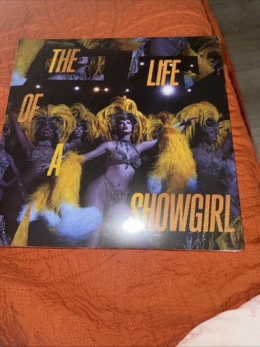 TAYLOR SWIFT LIFE OF A SHOWGIRL VINYL GOLDEN NEW SEALED
