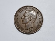 Lote L.36 Moneda Gran Bretaña UK Un 1 Penique 1937 Coleccionista Subasta