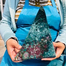 7.94LB Natural Marine jasper quartz crystal free form mineral specimen Healing