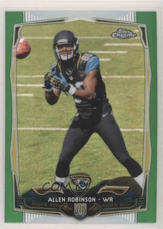 2014 Topps Chrome Green Refractor Allen Robinson #172 08uq