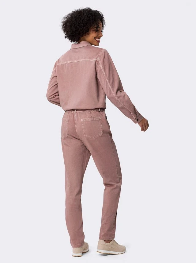 Overall rosa 38 Heine Damen Jumpsuit Druckknopfleiste UVP: 89,99€ 9.8975 - Bild 2 von 3