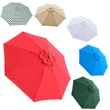 Apluschoice 9 Ft Patio Umbrella Canopy Top Cover Replacement 8-Rib Outdoor Yard