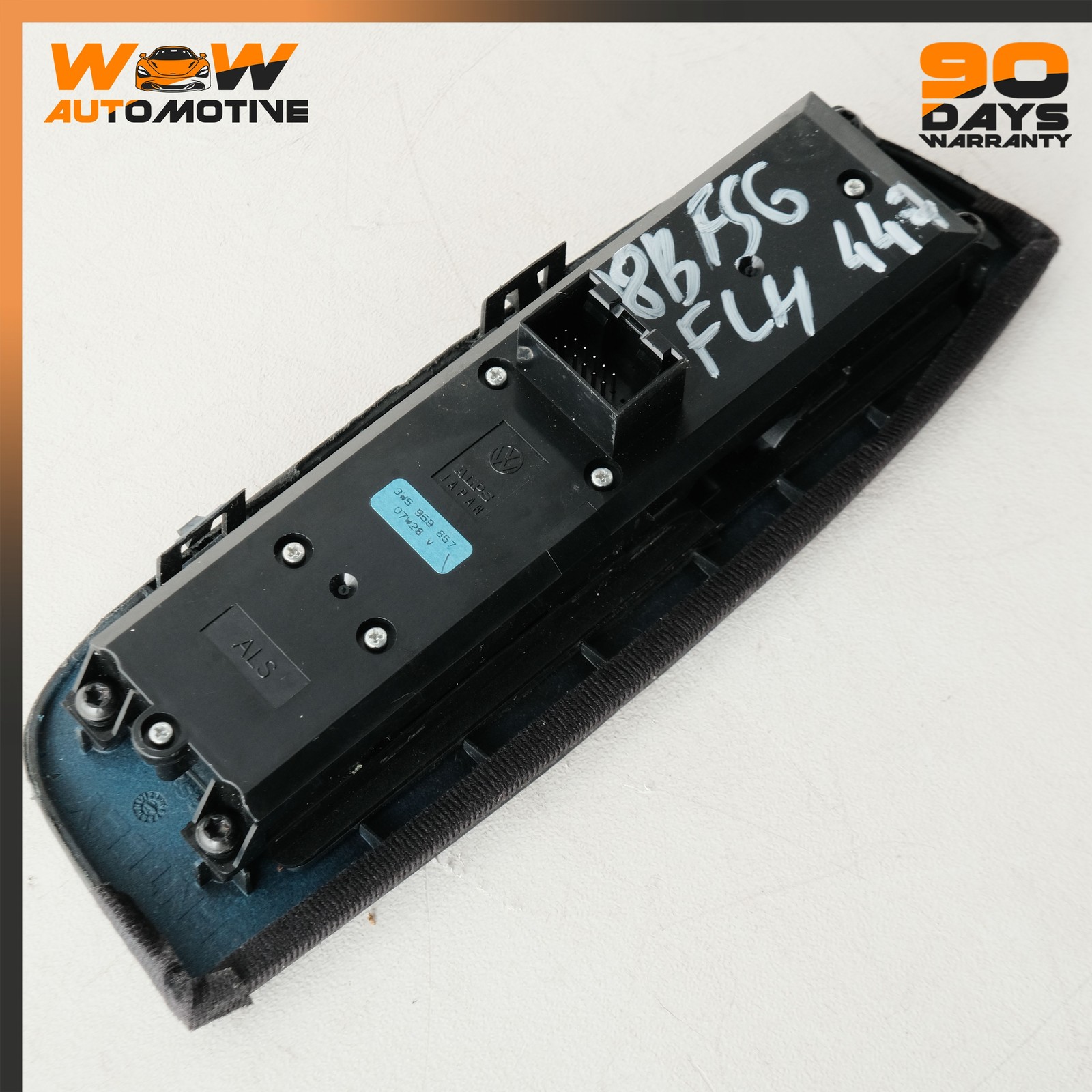 06-19 BENTLEY CONTINENTAL FLYING SPUR FRONT LEFT MASTER DOOR SWITCH PANEL OEM