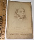 Rare Antique Scottish Pioneer Surgeon Lawson Tait Advertising Cabinet Card Photo — photo 6