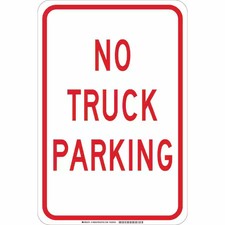 BRADY 129636 Traffic Sign, 18"H, 12"W, Aluminum,  129636
