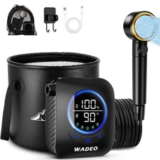 2026 Upgraded Portable Shower for Camping, 8000mAh Rechargeable Camping Showe...