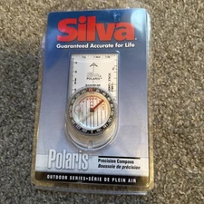 Silva Polaris Outdoor Series Precision Compass Hiking Liquid Filled New Sealed