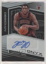 2019-20 Panini Obsidian Onyx Auto /60 Thaddeus Young #OA-TYG Auto