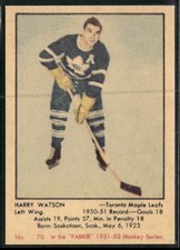 1993-94 Parkhurst Harry Watson Parkie Reprints Case Inserts #DPR-11 Maple Leafs