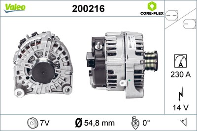 Valeo 200216 Alternator for BMW