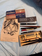 Vintage SPEEDBALL PEN Nib Lot Classic Calligraphy