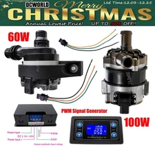 Brushless DC Motor Electric Cooling Water Pump 12V 100W 60W Car Circulating Pump
