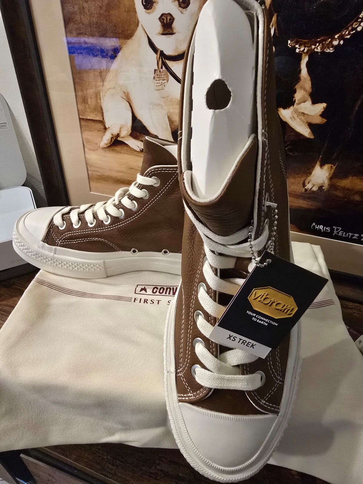 Converse Chuck Taylor First String Hi Chestnut Brown A17915C Shoes Men's Sz 10 image 5