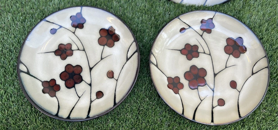 Platos de ensalada Pfaltzgraff Aster 8" -Hermoso-Juego de 4 descontinuados Foto 4 de 4