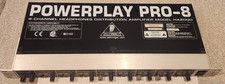 Behringer PowerPlay Pro-8 HA8000 8-Channel Mixer and Amplifier Tested For Power