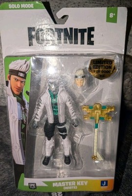 Fortnite Solo Mode MASTER KEY (White) 4'' Action Figure 1 of 5000 EPIC GAMES NEW