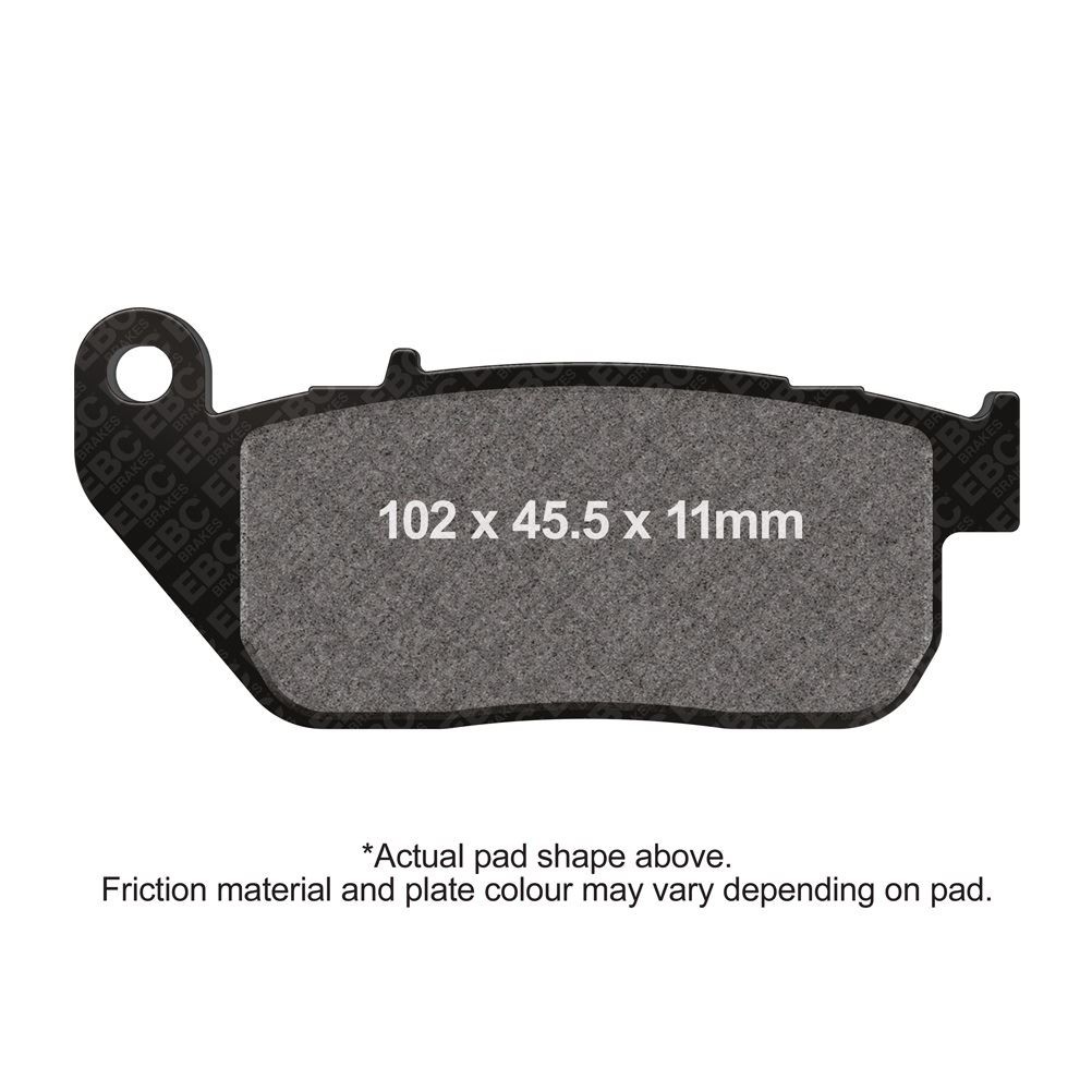 EBC V Brake Pads Front Left for Harley Davidson Sportster XL 883 L Low 2007-2010