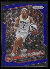 Aari McDonald 2025 Panini Prizm WNBA #10 Blue Velocity Prizms Indiana Fever