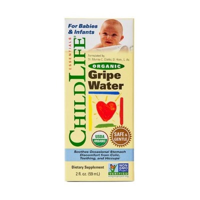 Organic Gripe Water 2 Oz  by Child Life Essentials