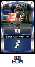 2025 UNO Elite Alt Jerseys Edition - Blue Foil Bryce Ford-Wheaton #055 Giants