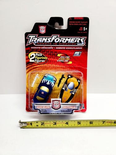 Transformers SIDEBURN & DAYTONUS RID Hasbro 2-Pack 2001 - Picture 9 of 9