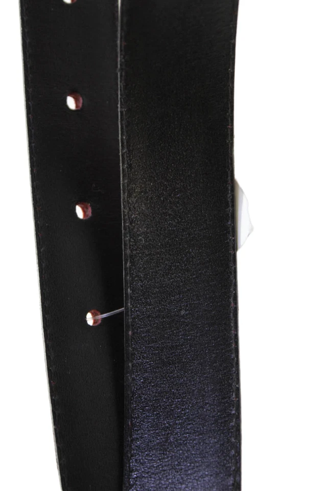 Cinturón Judith Leiber Mujer Cuero Ajustable Hebilla Rojo Talla M Foto 4 de 4