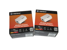 Lot of 2 Trendnet TPL-406E/A 500 Mbps Powerline AV Adapter