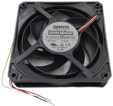 Nidec Servo Gentle Typhoon 24V 0.29A 12CM 3-Wire Fan Lot of 60 