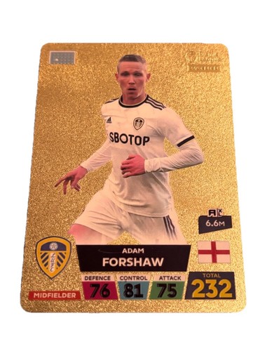 Gold World Football Stars Adam Forshaw Leeds United